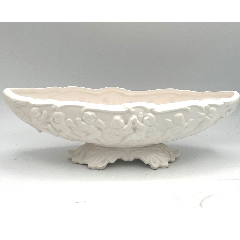 Vintage Inarco Planter Angel Cherub 50s E-2515 Pedestal‎ Art Pottery Centr